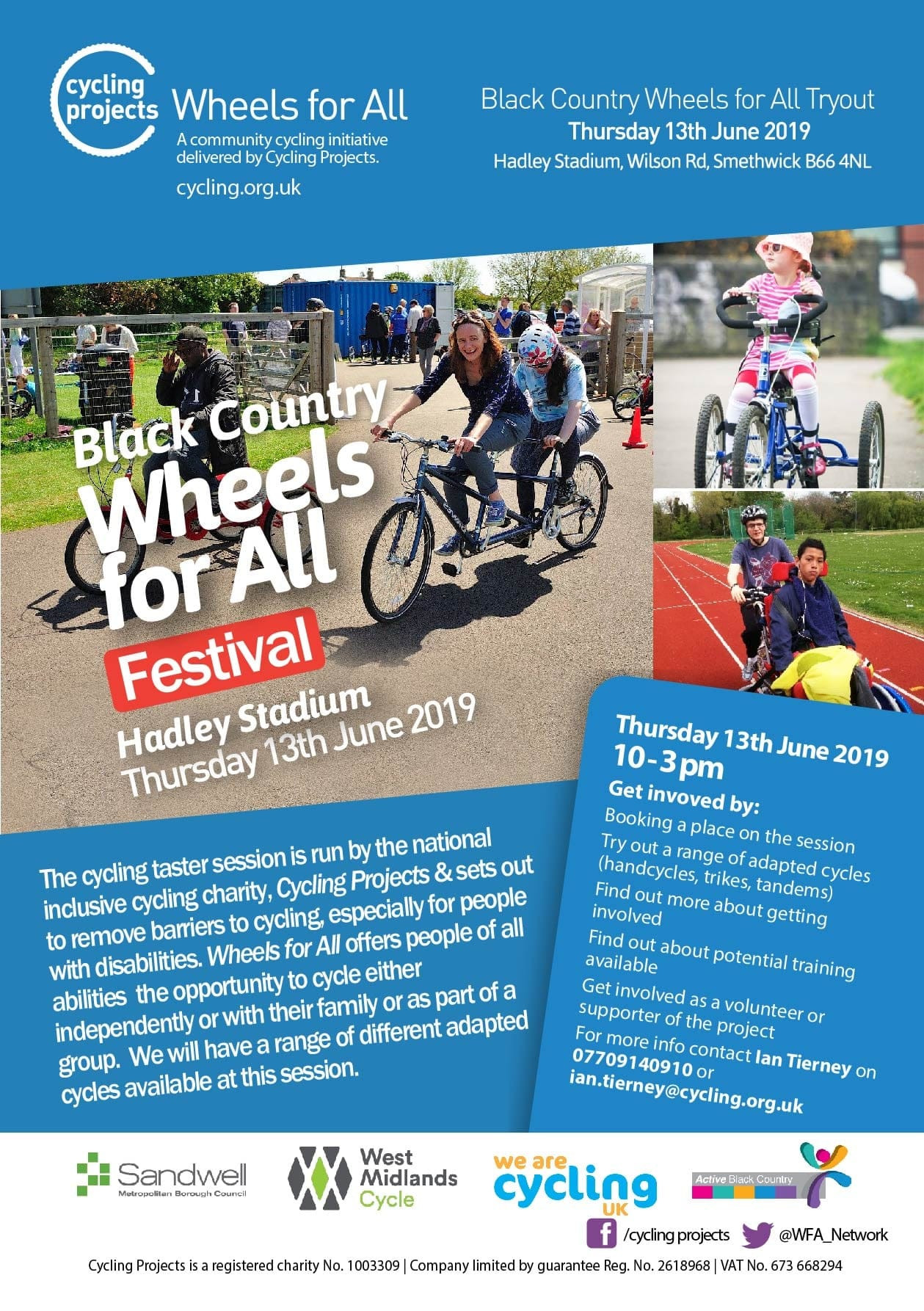 Black Country Wheels for All festival flyer