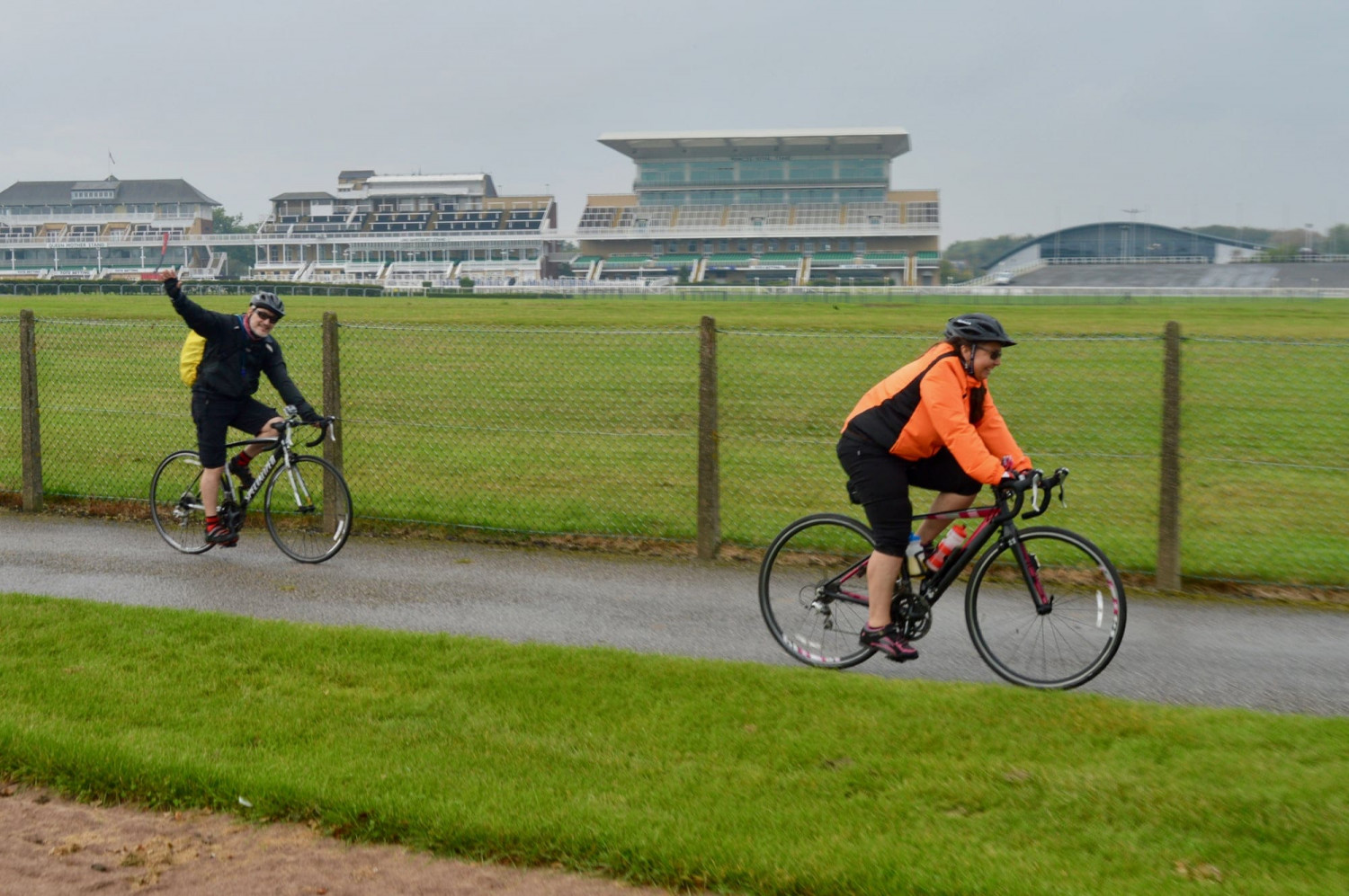 Cycling at Aintree race course