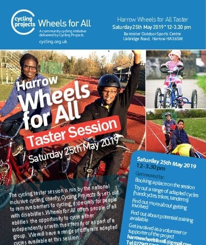 Wheels for All Harrow Open Day cover page