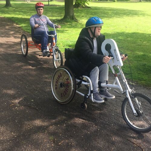 Cycling in park thumbnail