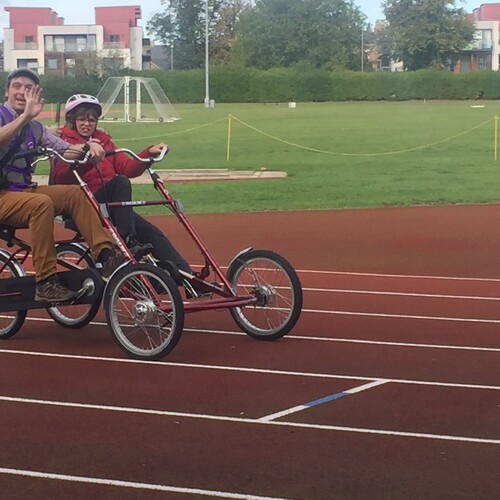 Riding adapted bikes thumbnail