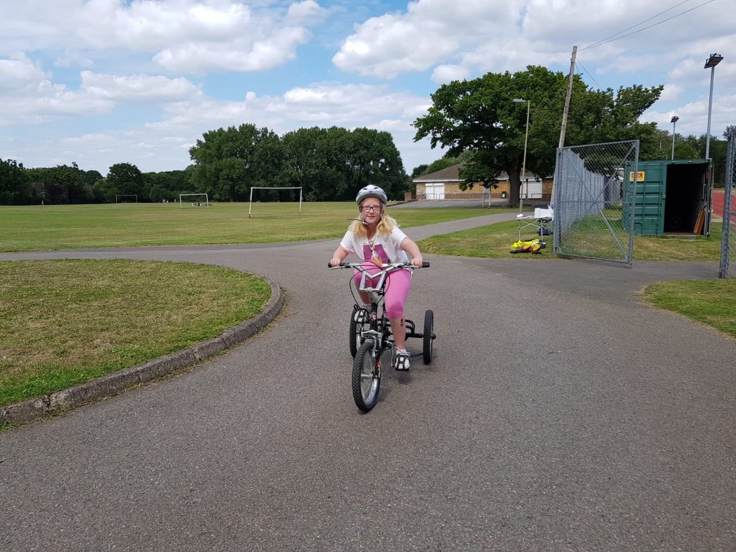 Riding adapted bicycles