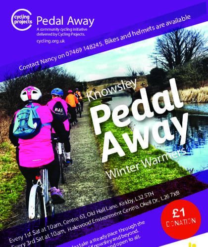 Knowsley Pedal Away Winter Warmers flyer cover page