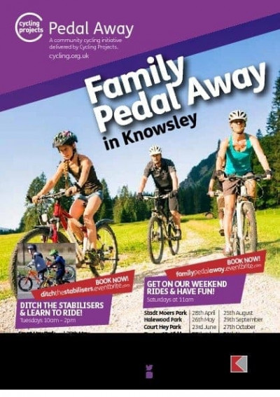 Pedal Away events flyer