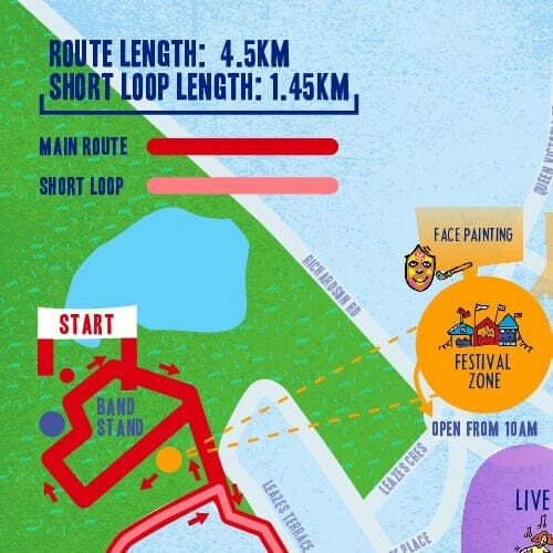 HSBC Let’s ride Newcastle map route cover page