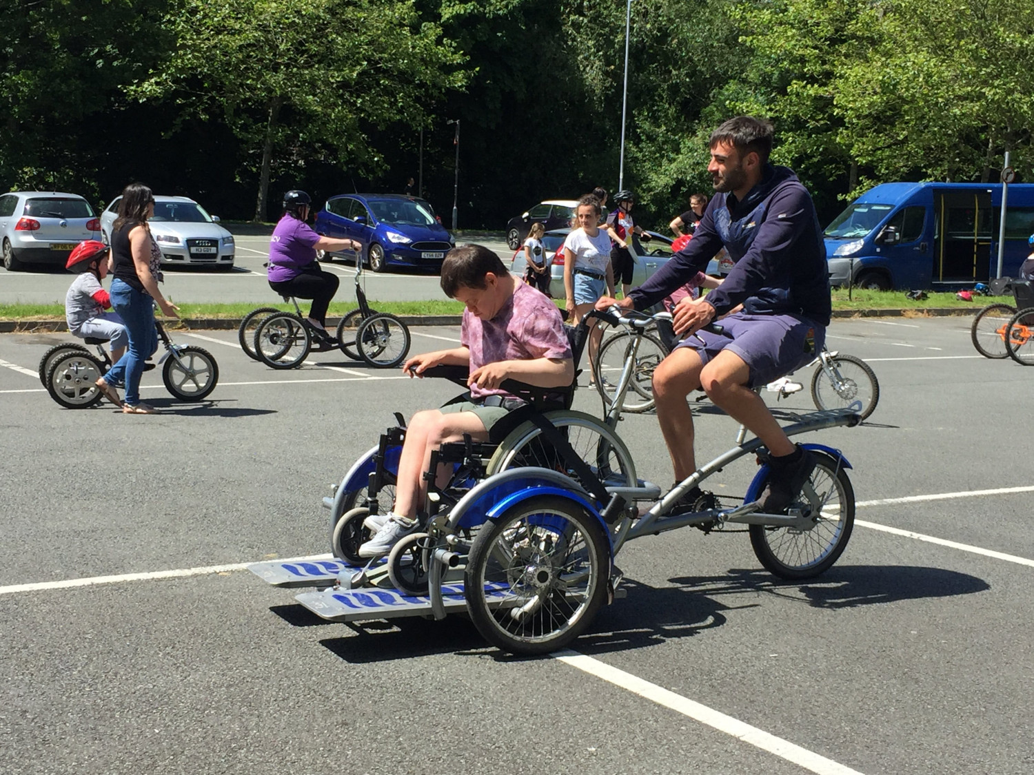Wheelchair adapted bike