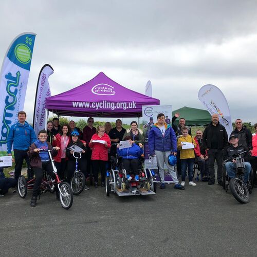Cycling Projects event stand