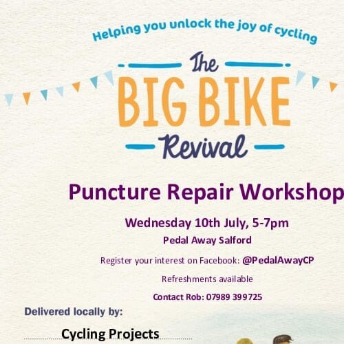 Puncture Repair Session Flyer cover page