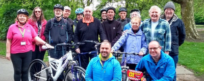Salford Pedal Away bike donation from CHAINS