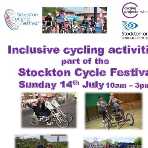 Stockton Cycling Festival Flyer cover page