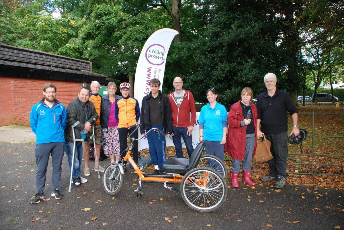 Wirral Wheelers with the new bike