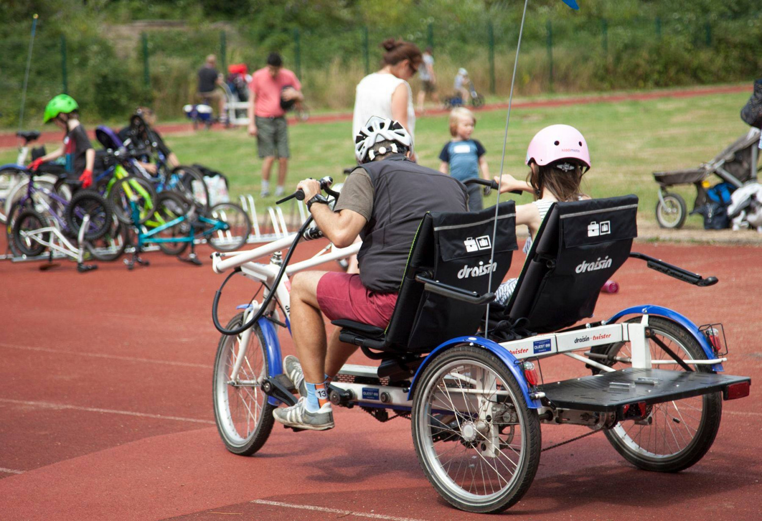 Adapted tricycle ride