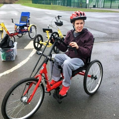 Chesterfield Wheels for All adapted cycle