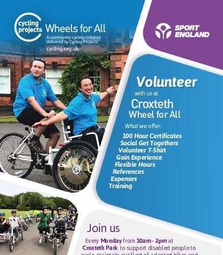 Volunteer flyer cover page