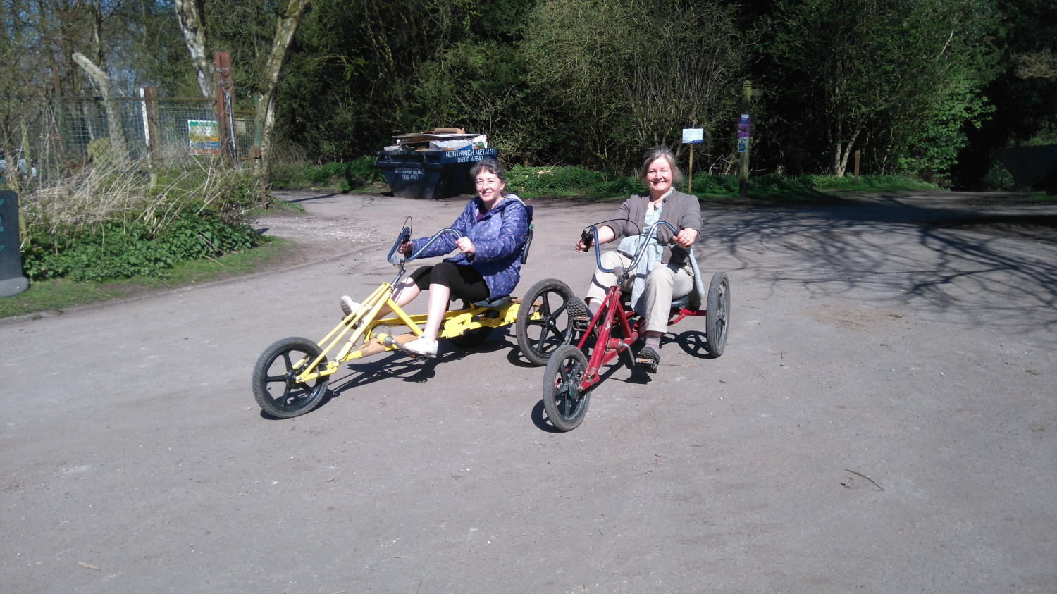 Debdale park cycling