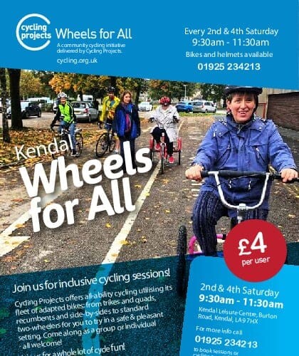 Kendal Wheels for All Flyer cover page