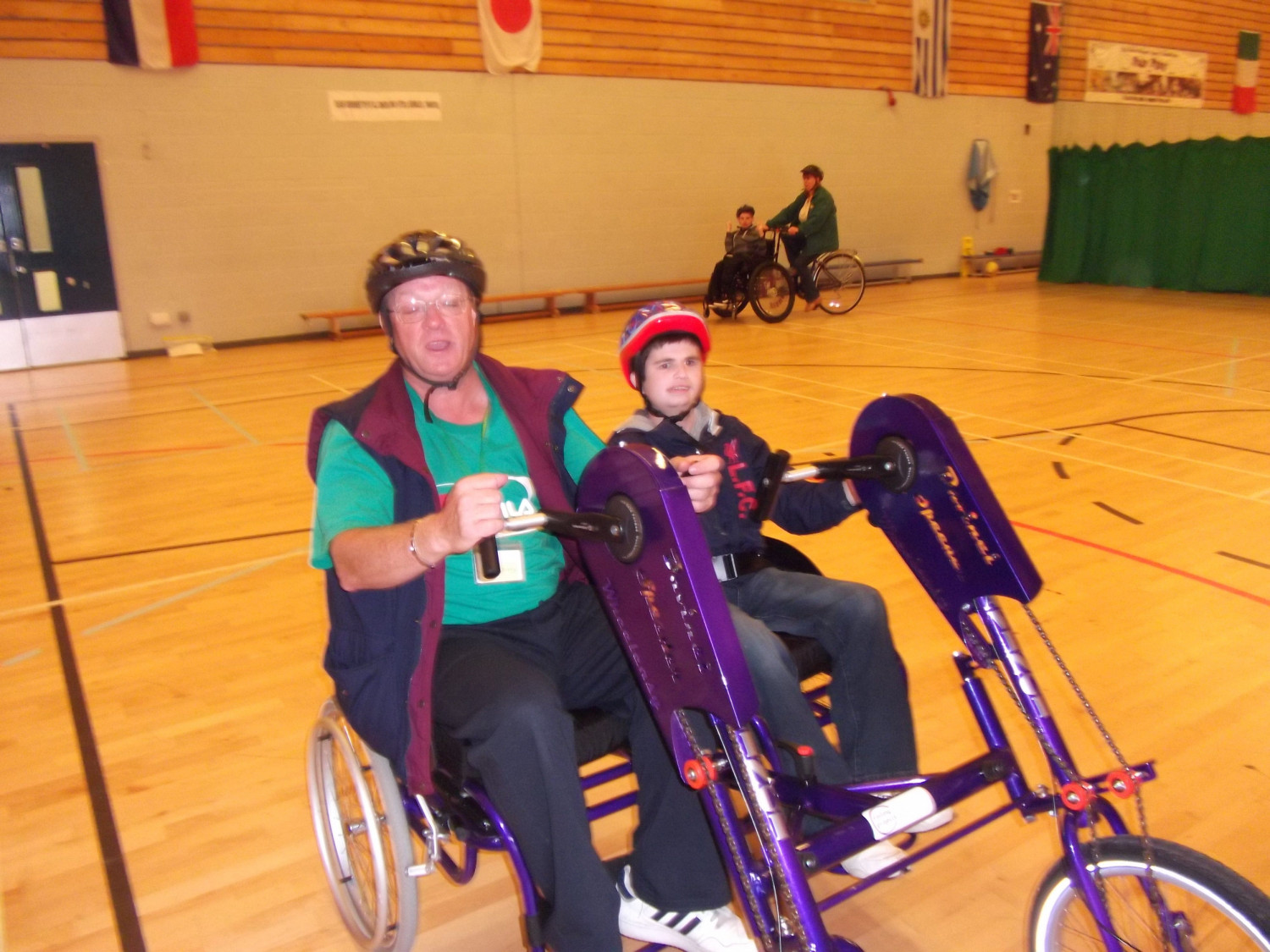 Adapted cycling session