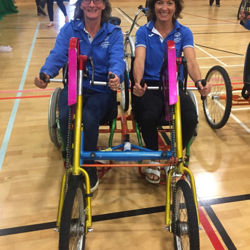 Riding adapted bike thumbnail
