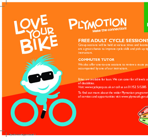 Plymotion Love your bike cover page